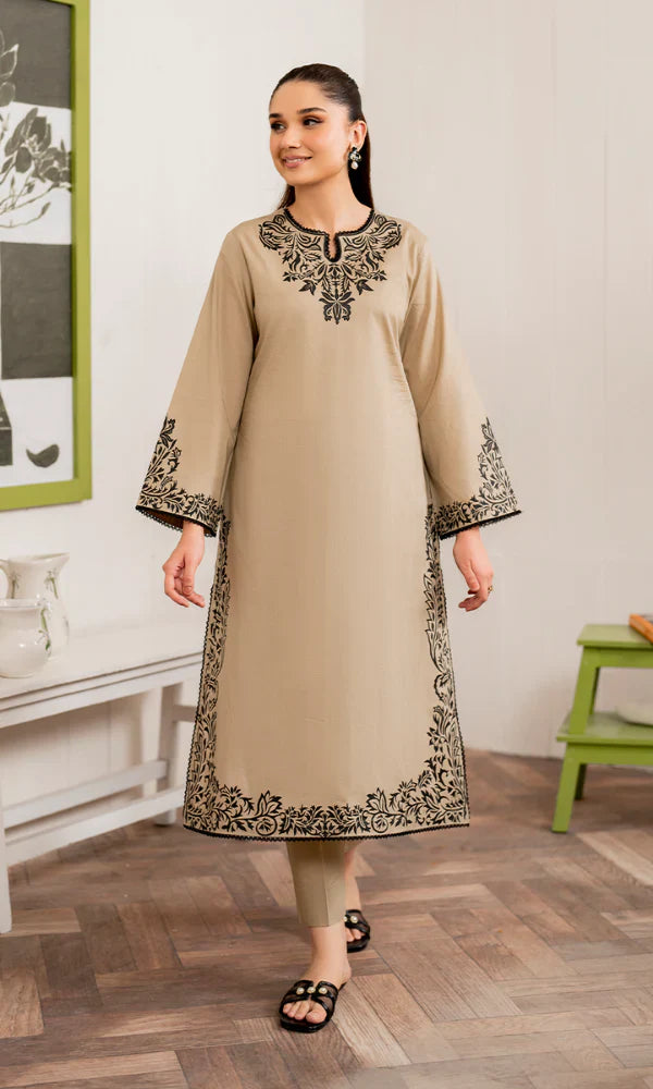 Garnet - 3PC Lawn Embroidered Suit- By Sehra Collection